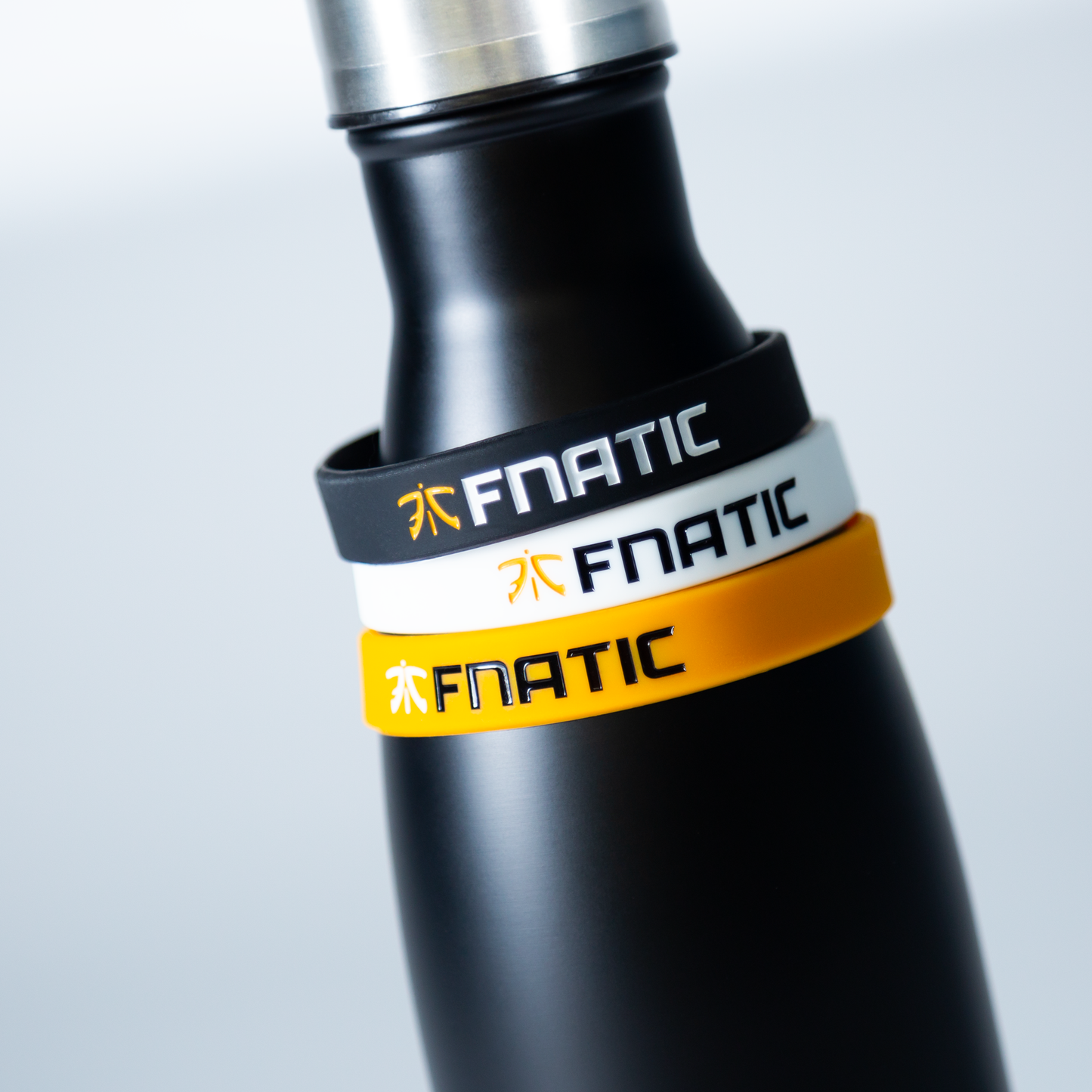 Fnatic シリコン リストバンド(3色セット)「レトロロゴ版」
