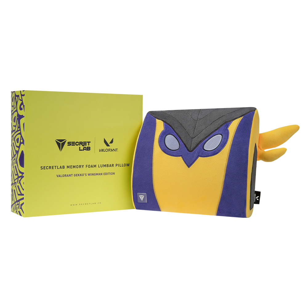 Secretlab Memory Foam Lumbar Pillow Valorant Wingman Edition