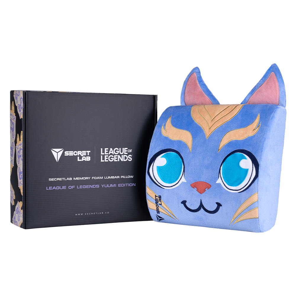 Secretlab Memory Foam Lumbar Pillow League of Legends Yuumi Edition