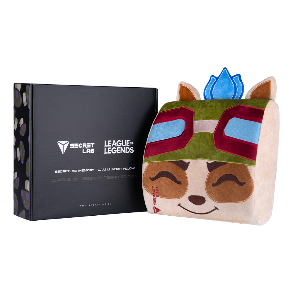 Secretlab Memory Foam Lumbar Pillow League of Legends Teemo Edition