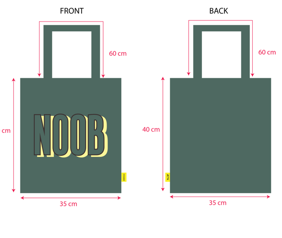 MEME Tote bag【NOOB】