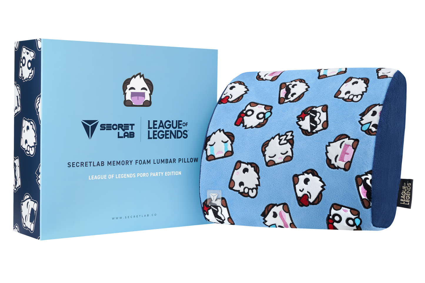 Secretlab Memory Foam Lumbar Pillow League of Legends Polo Party Edition