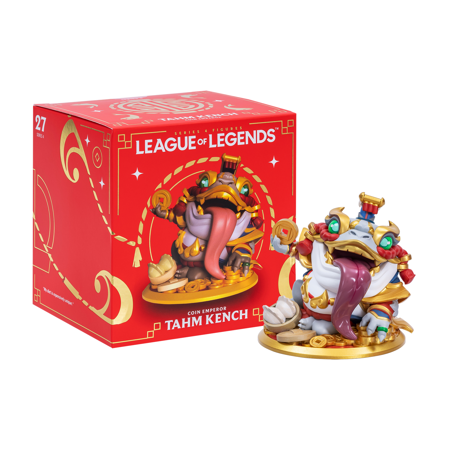 Gold Emperor Tahm Kench Figure