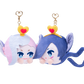 Sweetheart Xayah and Rakan Mascot Charm