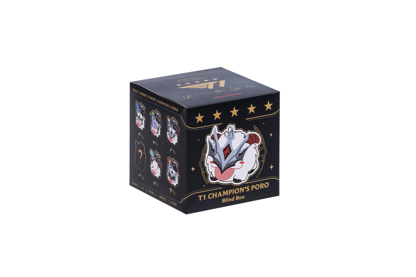 Worlds 2024 Champion T1 ポロ キーリング ブラインドボックス (1箱)