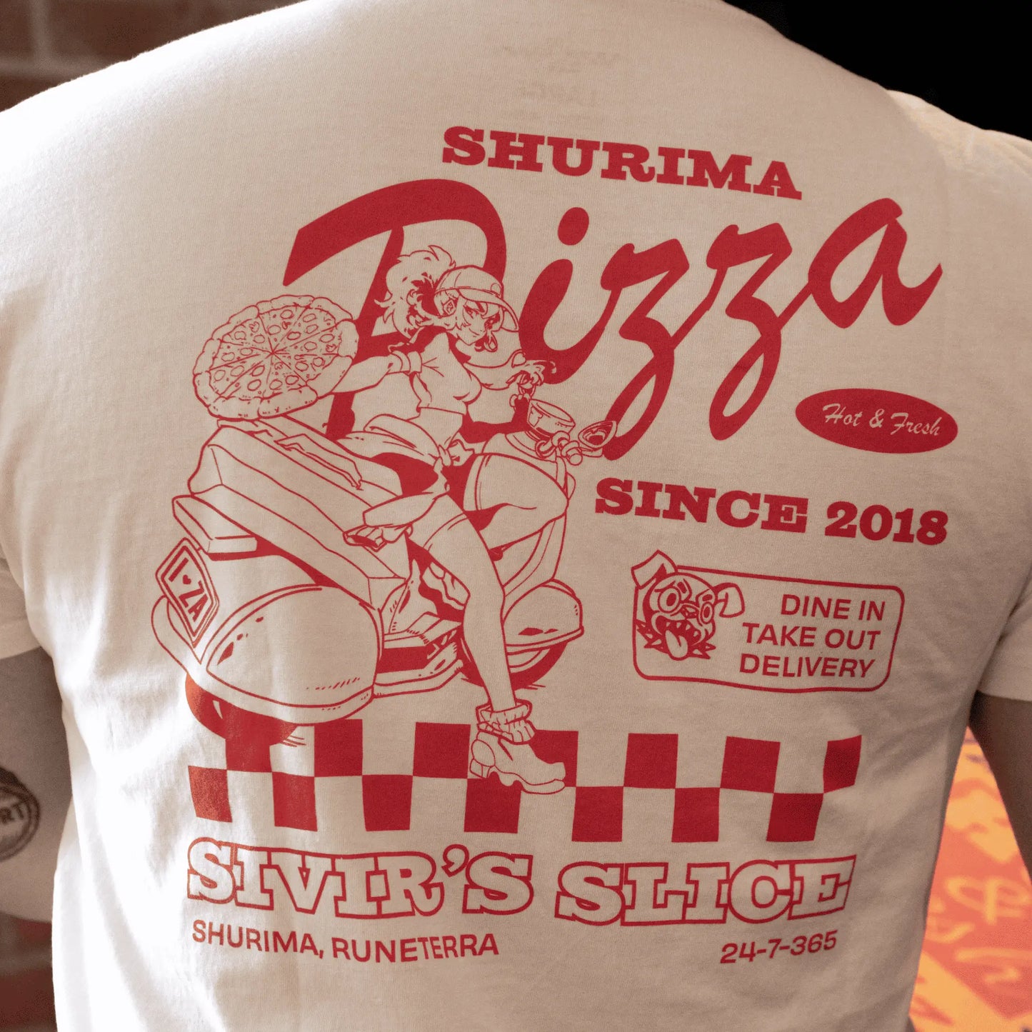 宅配ピザ シヴィア Tシャツ