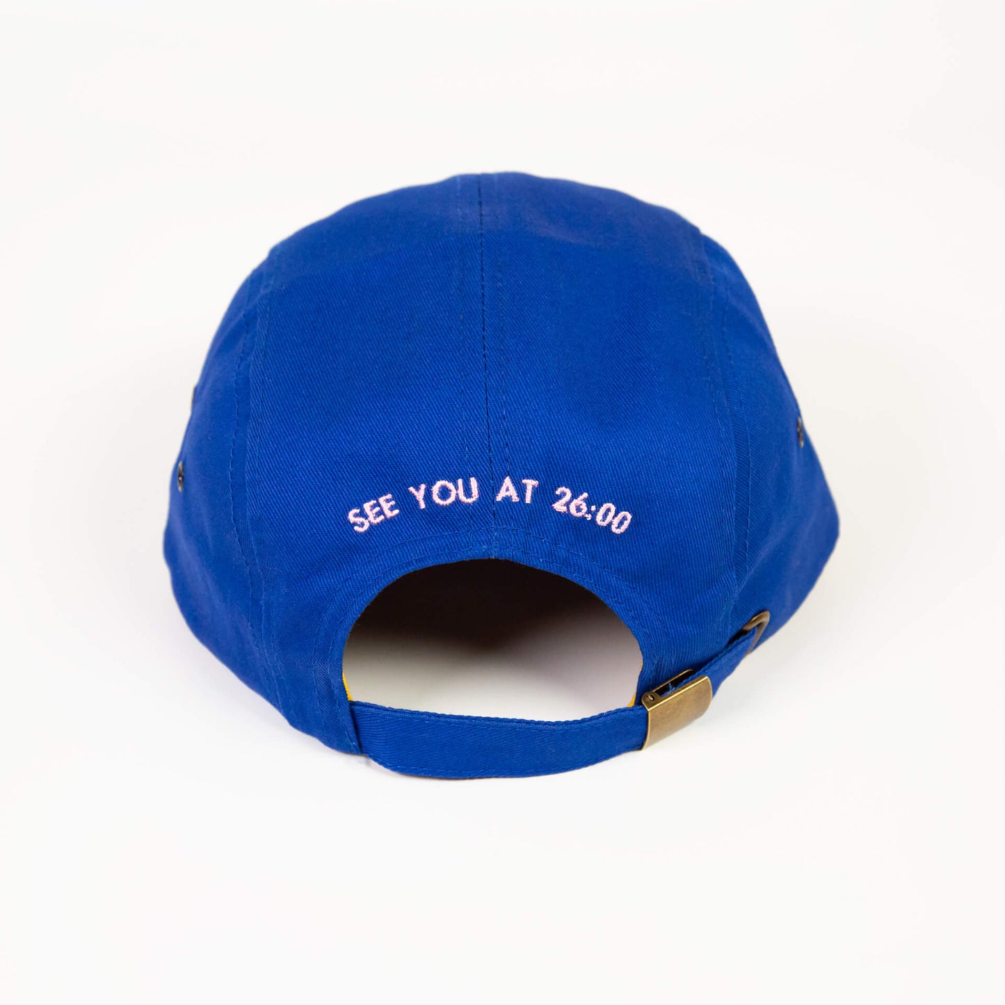 5 Panel Flat Brim Cap (Blue)