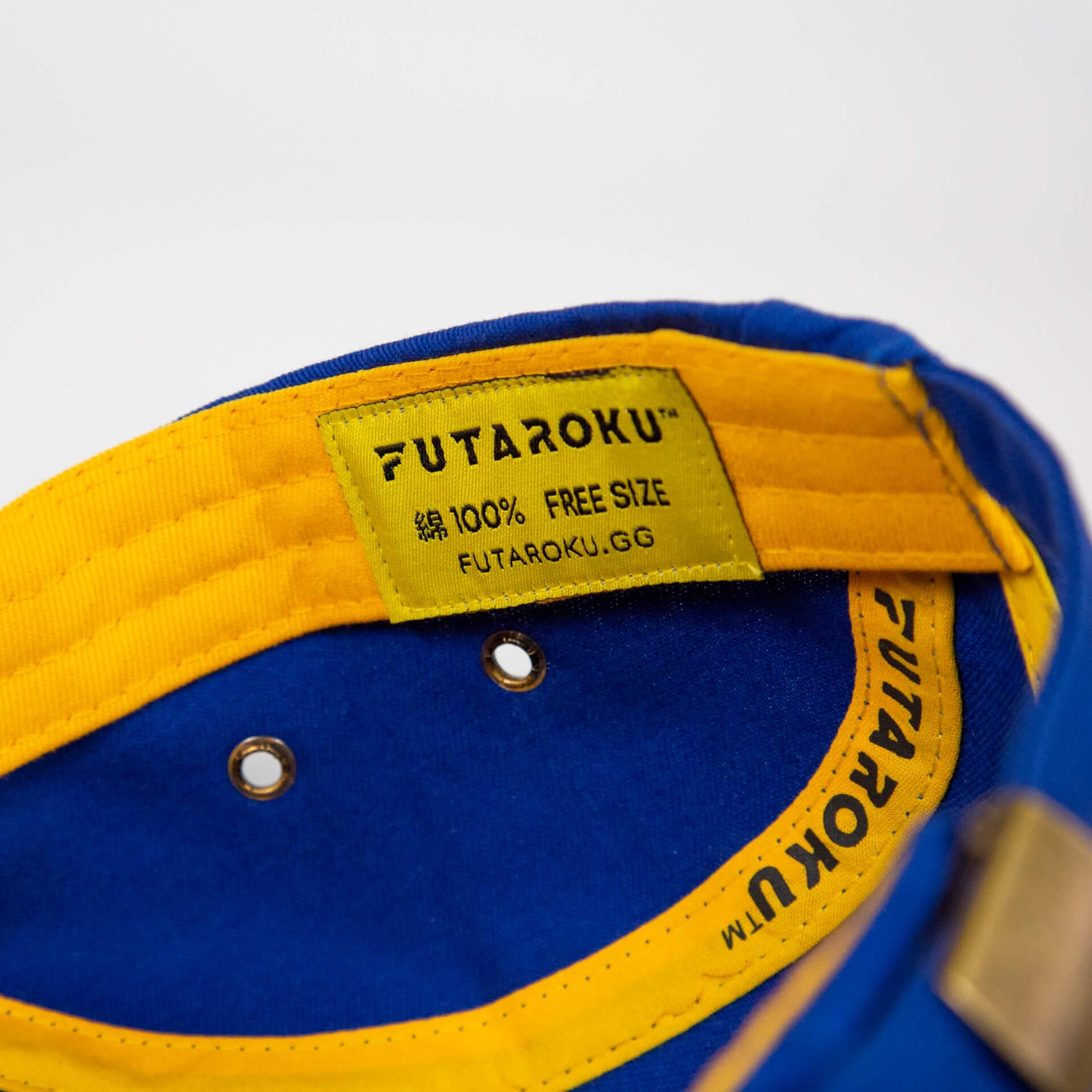 5 Panel Flat Brim Cap (Blue)