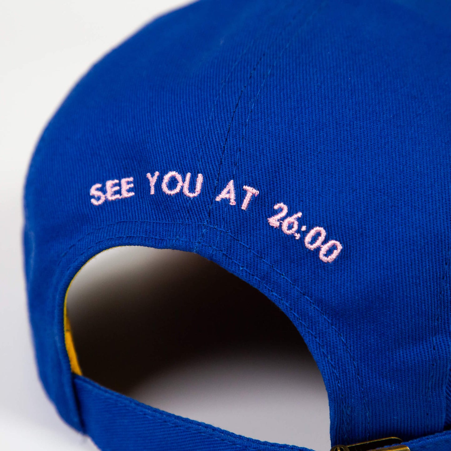 5 Panel Flat Brim Cap (Blue)