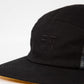 5 Panel Flat Brim Cap (Black)
