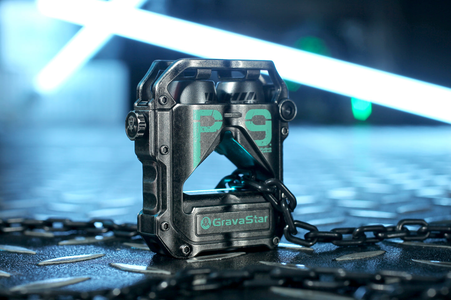 Gravastar Sirius Pro Earbuds War Damage Grey