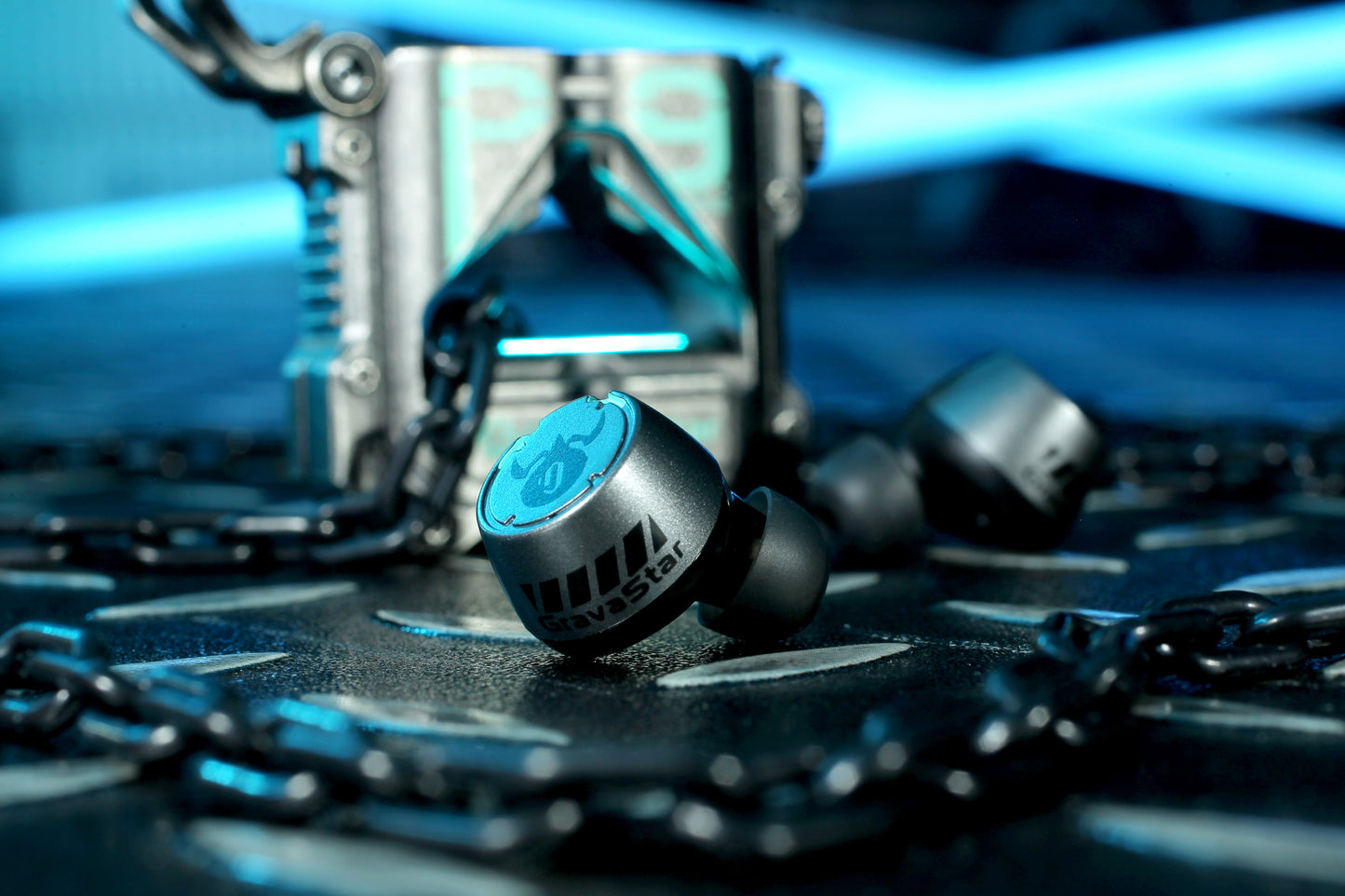 Gravastar Sirius Pro Earbuds War Damage Grey
