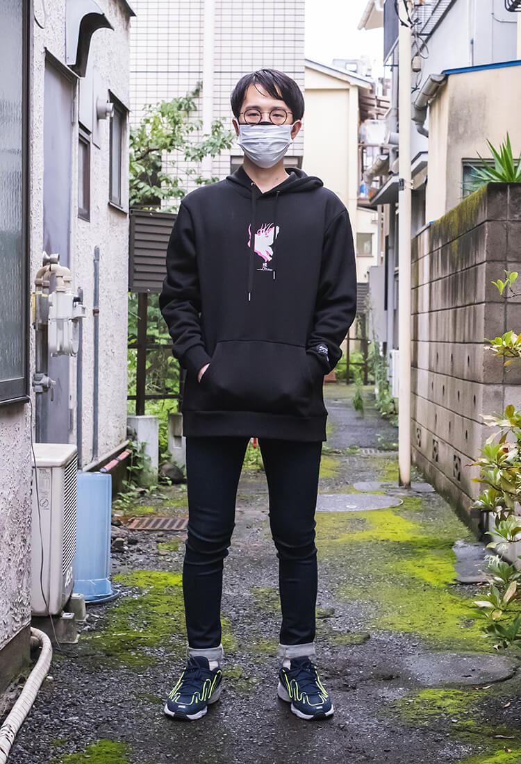 [N2 x Yoshitaka Amano] Nightmare Hoodie (Black)