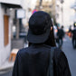 5 Panel Flat Brim Cap (Black)