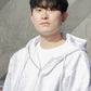 2022 T1 Melange Gray  Zip-Up Hoodie